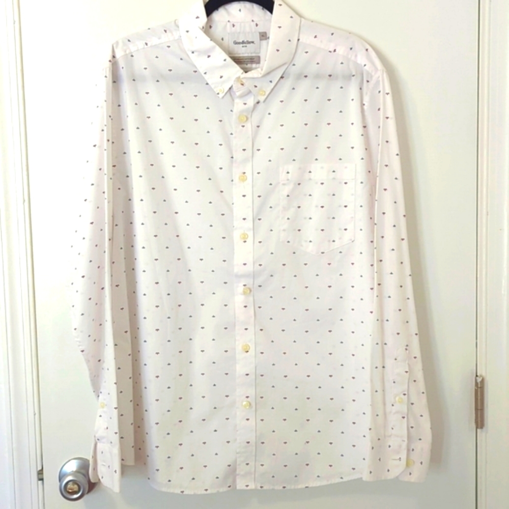 Men's Goodfellow & Co. Northrop Button Down Shirt, XL